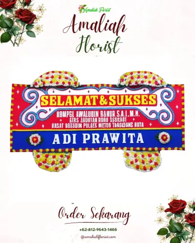 Karangan Bunga Ucapan Selamat di Cidikit