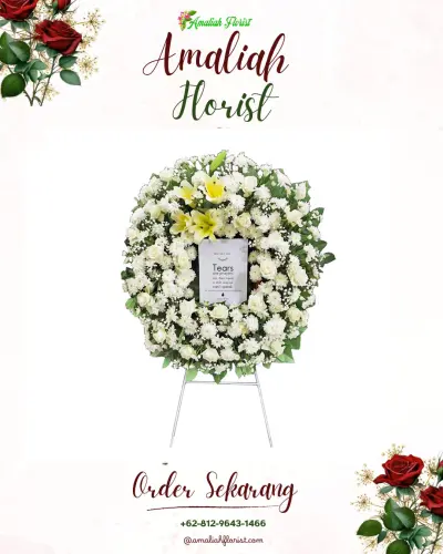 Krans Bunga Duka Cita di Cidikit